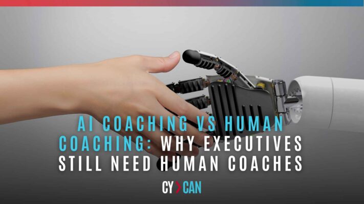 AI coaching vs human coaching for executive leadership development